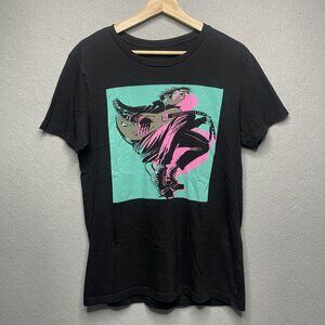 Gorillaz 2018 The Now Now Tour t shirt Size M Black Tee Box Logo